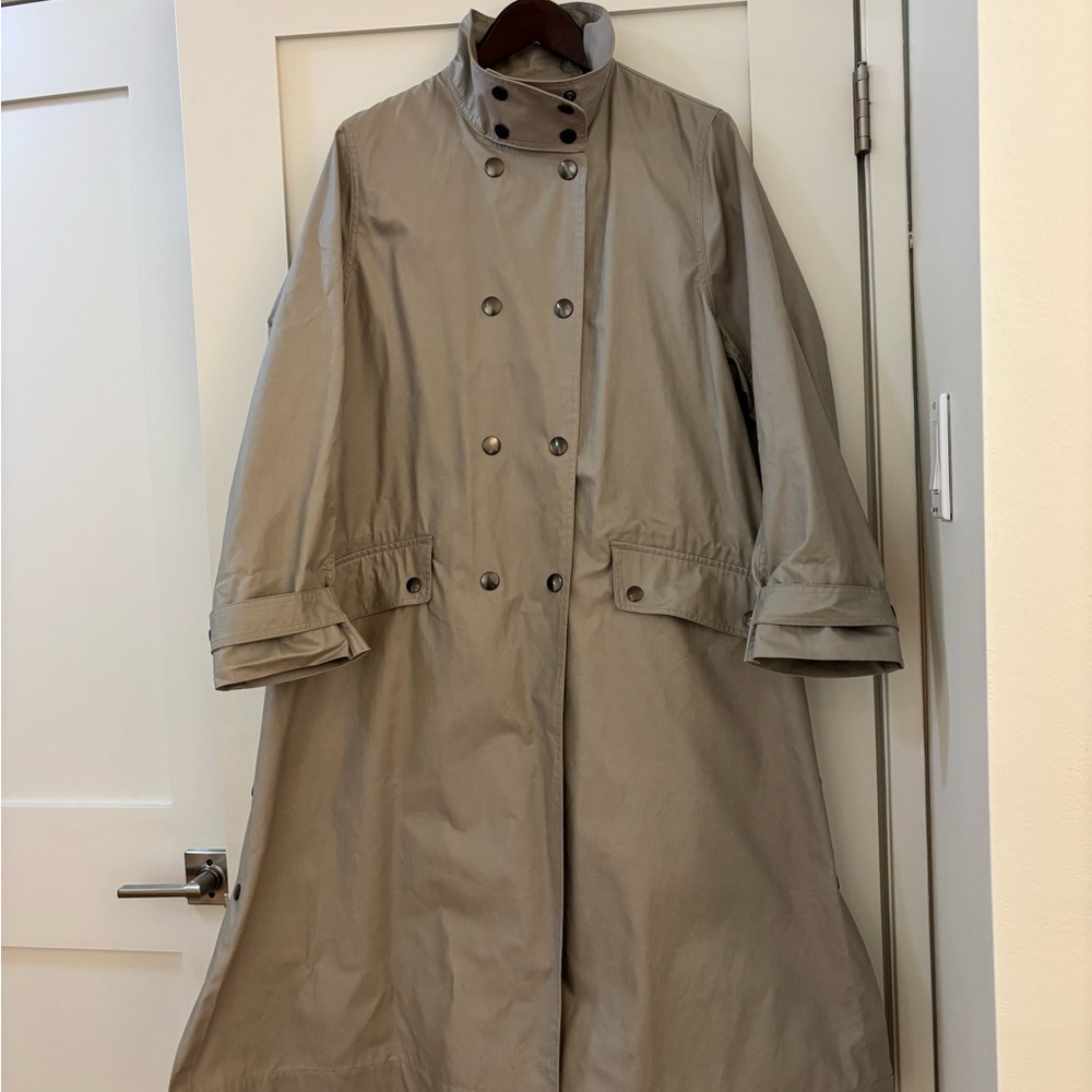 Isabel Marant “Tatiana” coated-cotton cavas trench coat